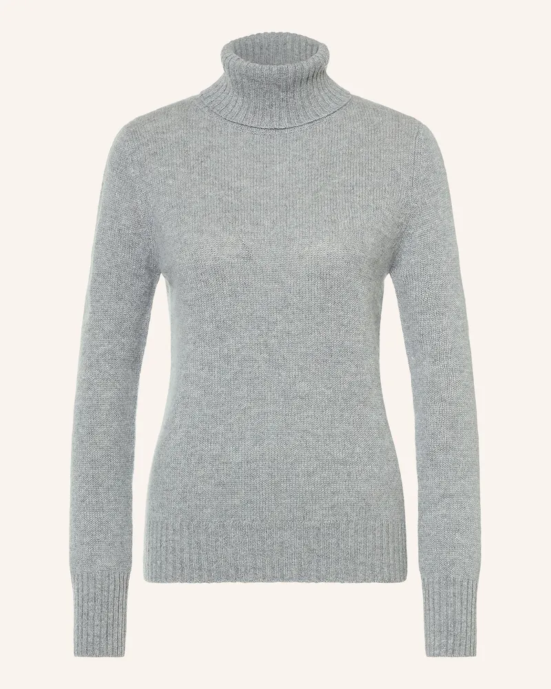 ALLUDE Rollkragenpullover Aus Cashmere grau Hellgrau