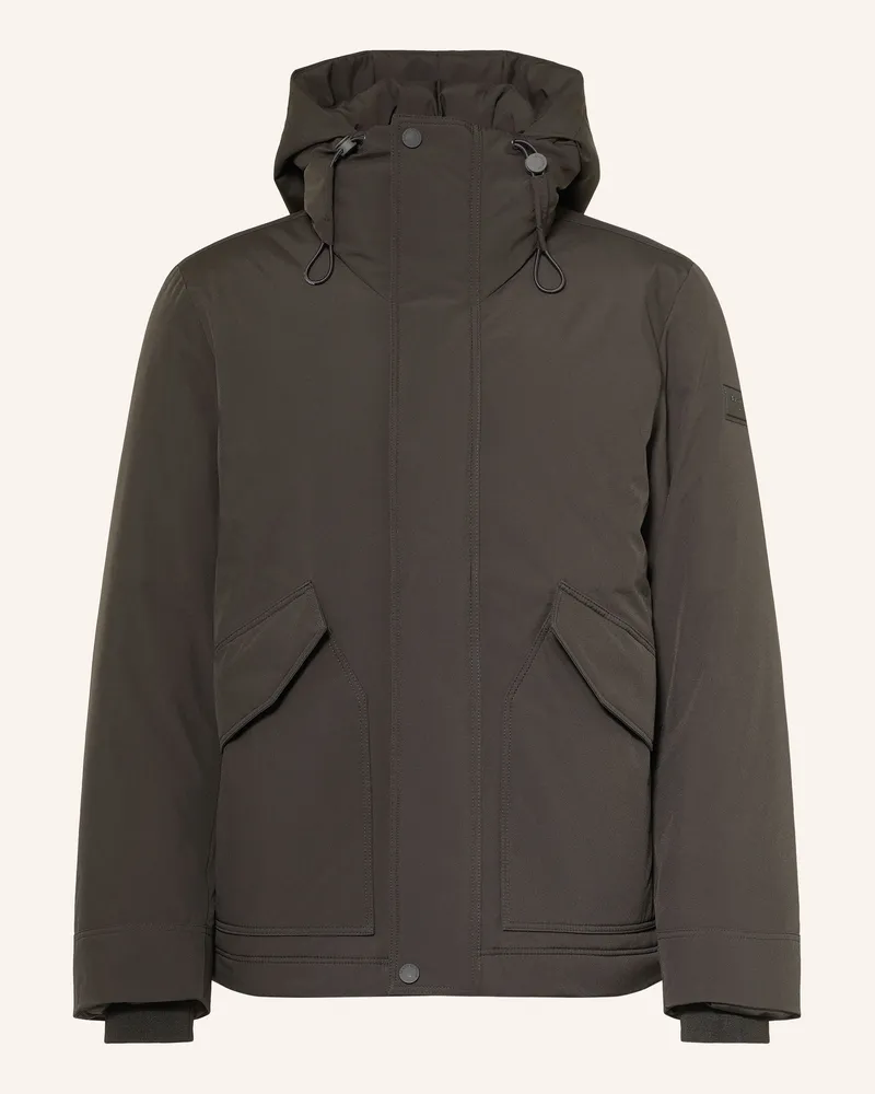 Marc O'Polo Parka gruen Dunkelgrau