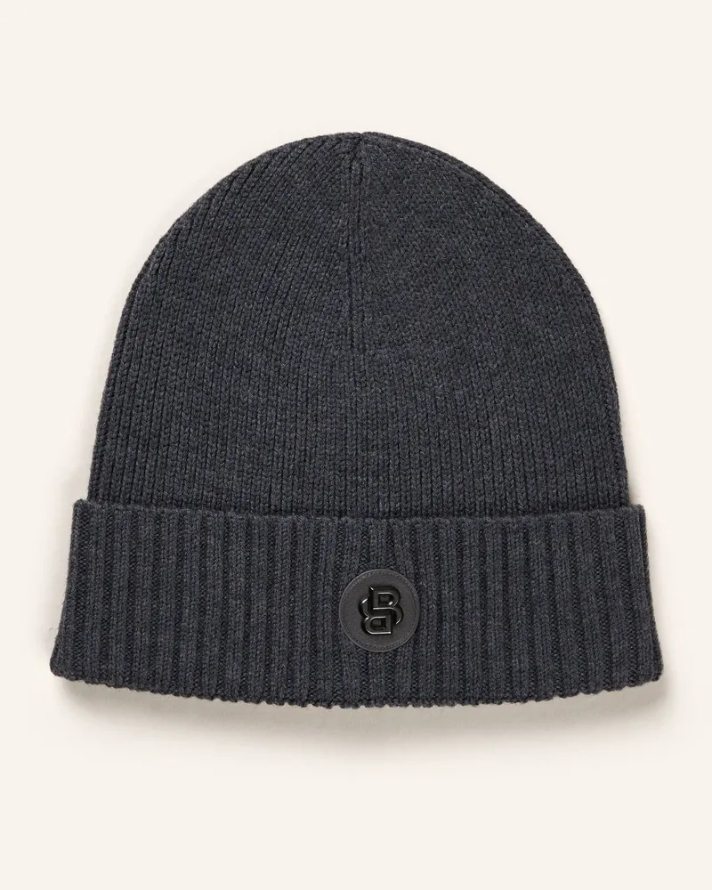 HUGO BOSS Mütze Fati grau Dunkelgrau
