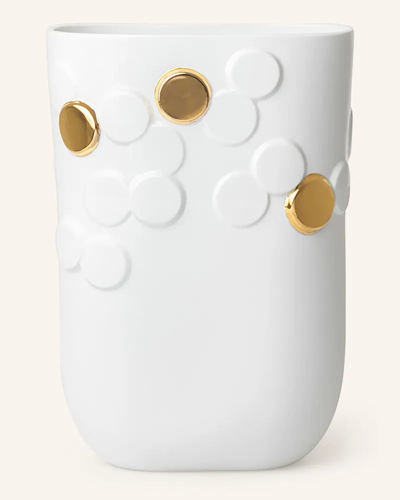 räder Vase PUNKTE Weiss
