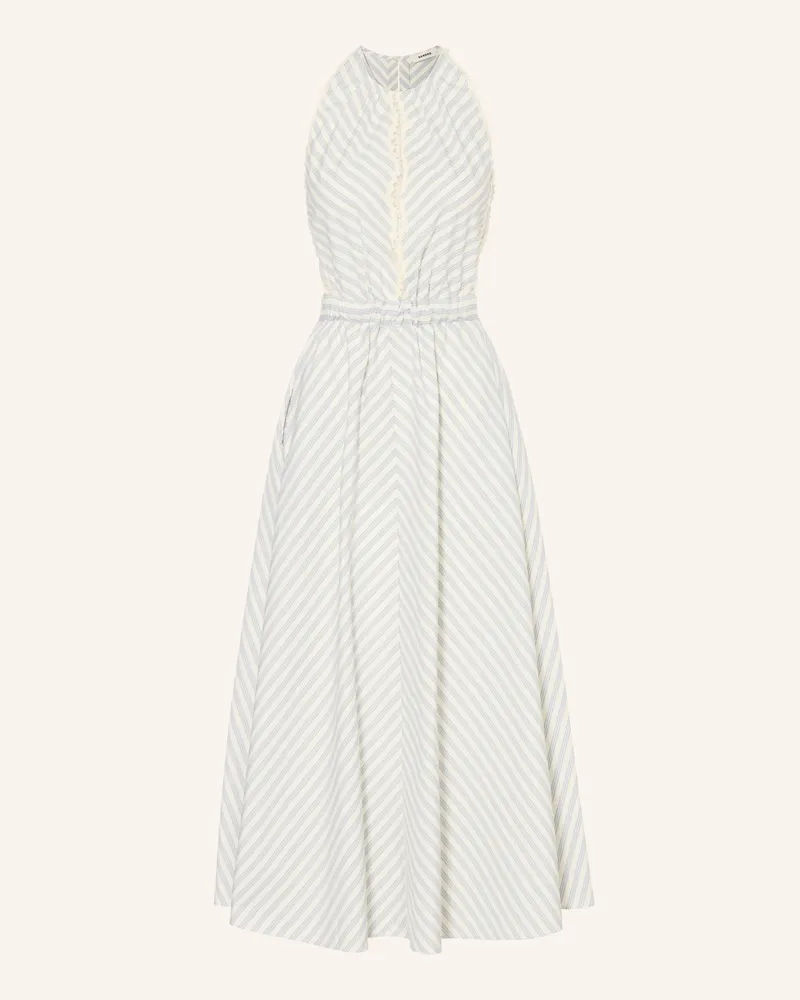 Sandro Kleid Mit Spitze weiss Ecru