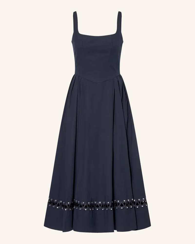 Maje Kleid Mit Schmucksteinen blau Dunkelblau