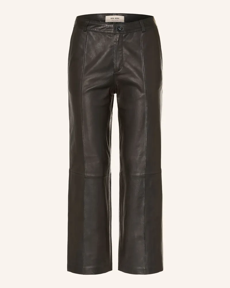 Mos Mosh 7/8-Hose Mmcomo Aus Leder schwarz Schwarz