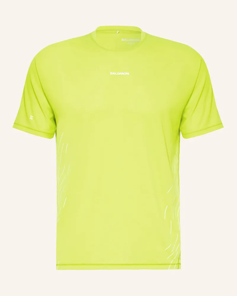 Salomon Laufshirt SENSE AERO Neongrün