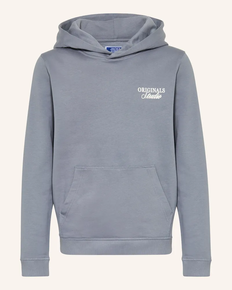 Jack & Jones Hoodie Jornorrebro blau Hellgrau
