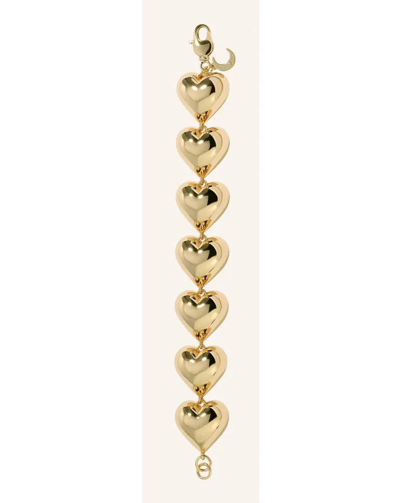 Lili Claspe Armband SMALL BUBBLE HEART by GLAMBOU Gold