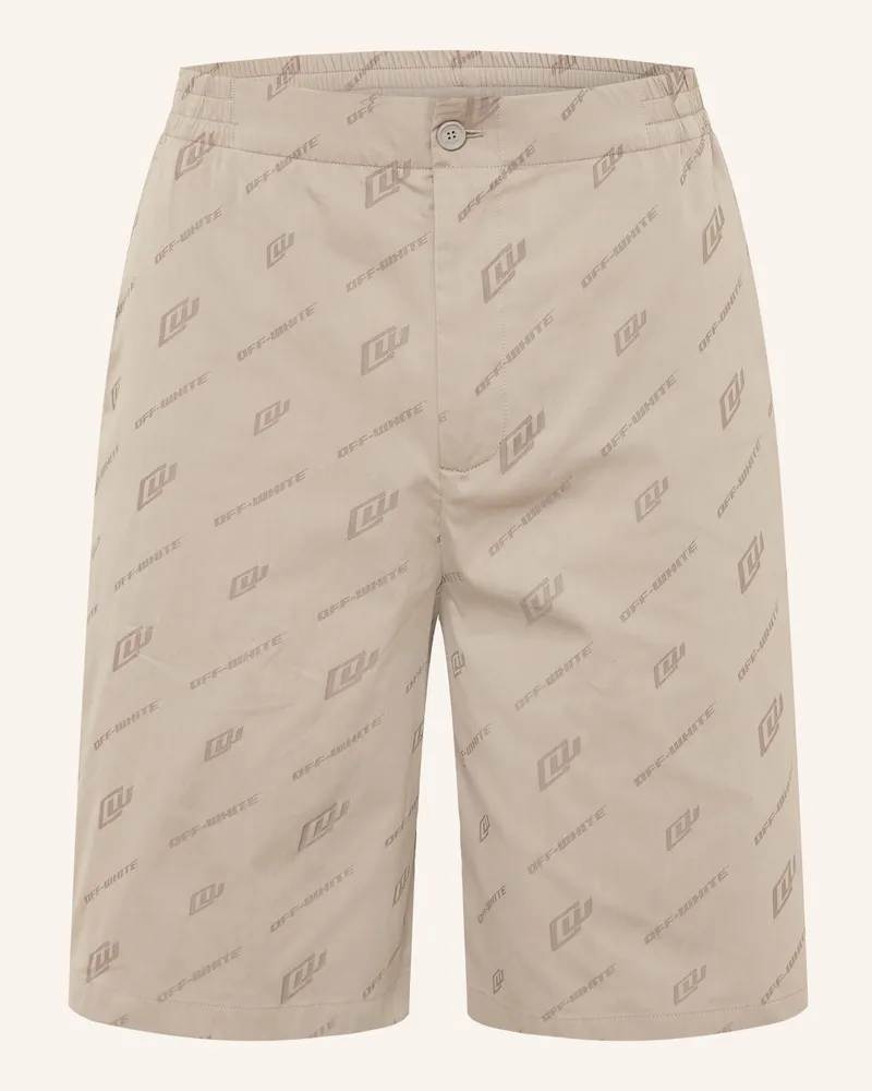 OFF-WHITE Shorts beige Grau