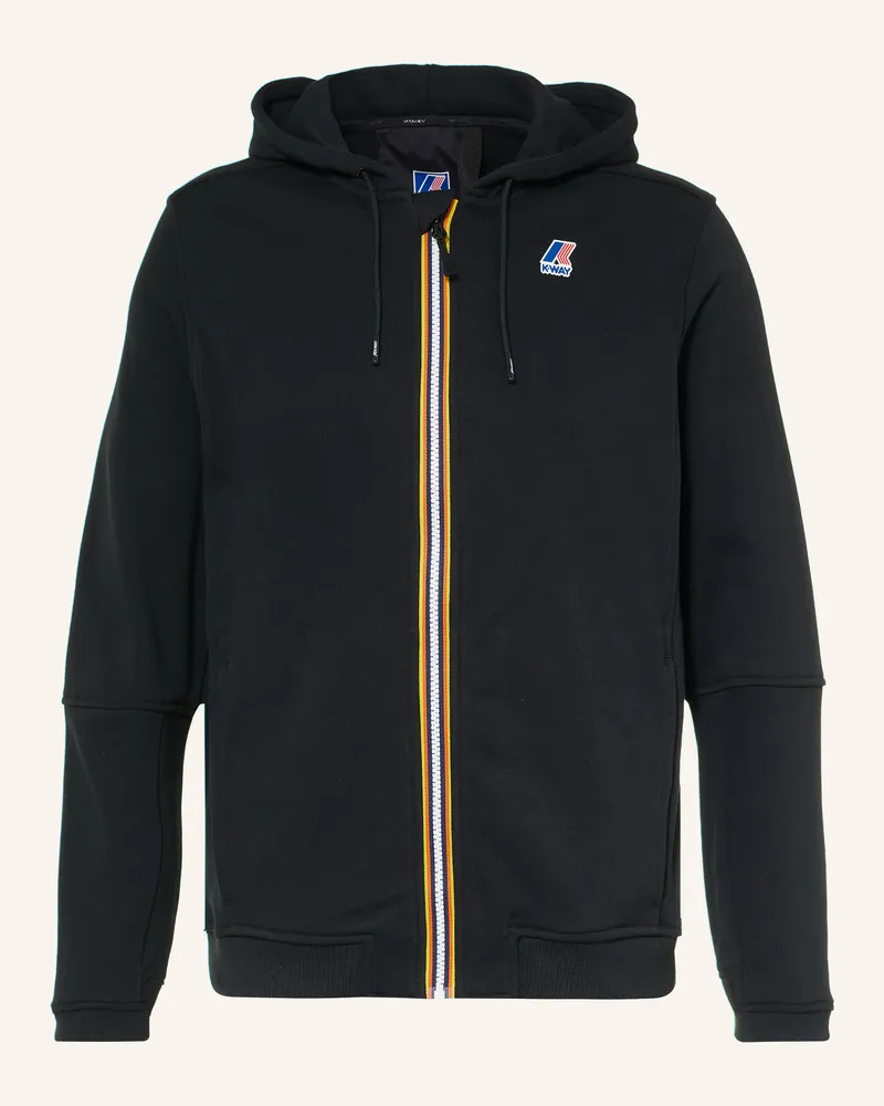 K-Way Sweatjacke Prosper Poly schwarz Schwarz