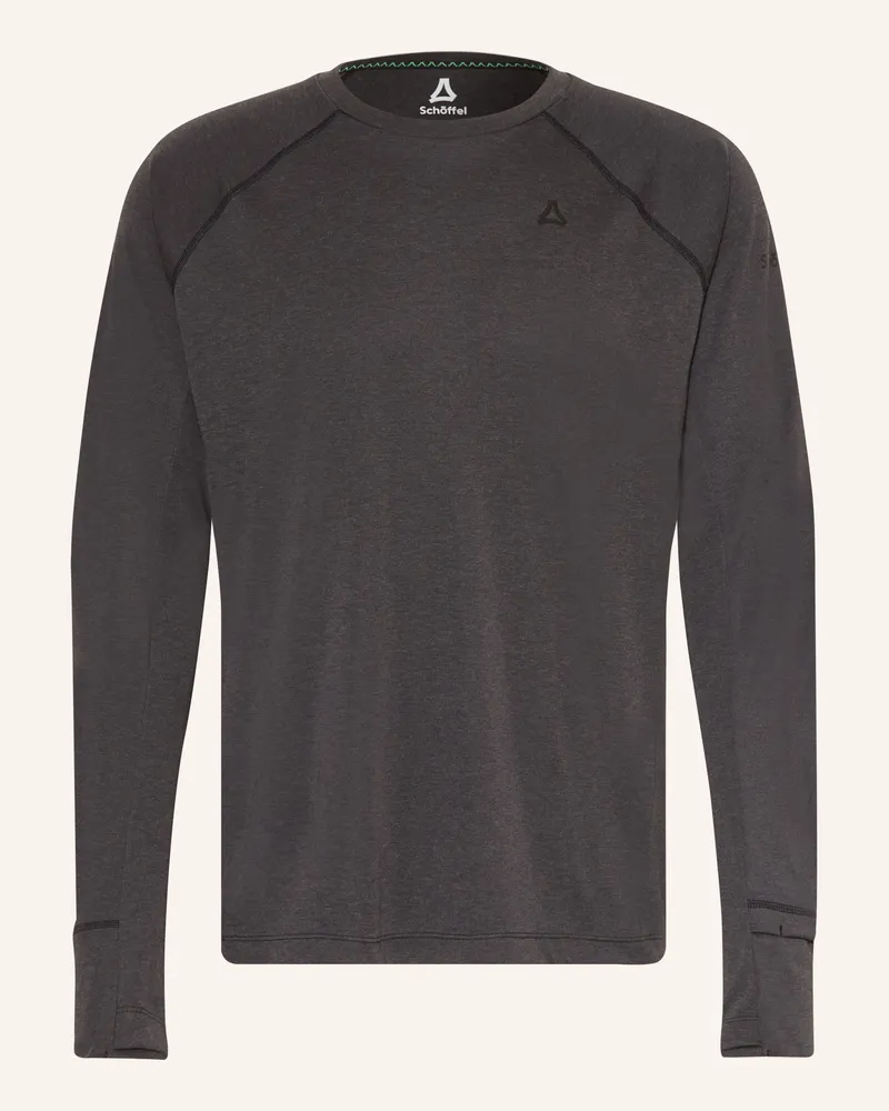 Schöffel Longsleeve Refoca schwarz Schwarz
