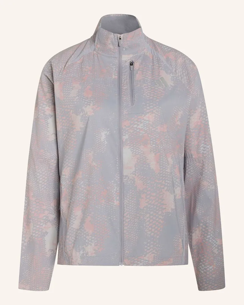 adidas adi365 Iconic Laufjacke, Animalprint grau Grau