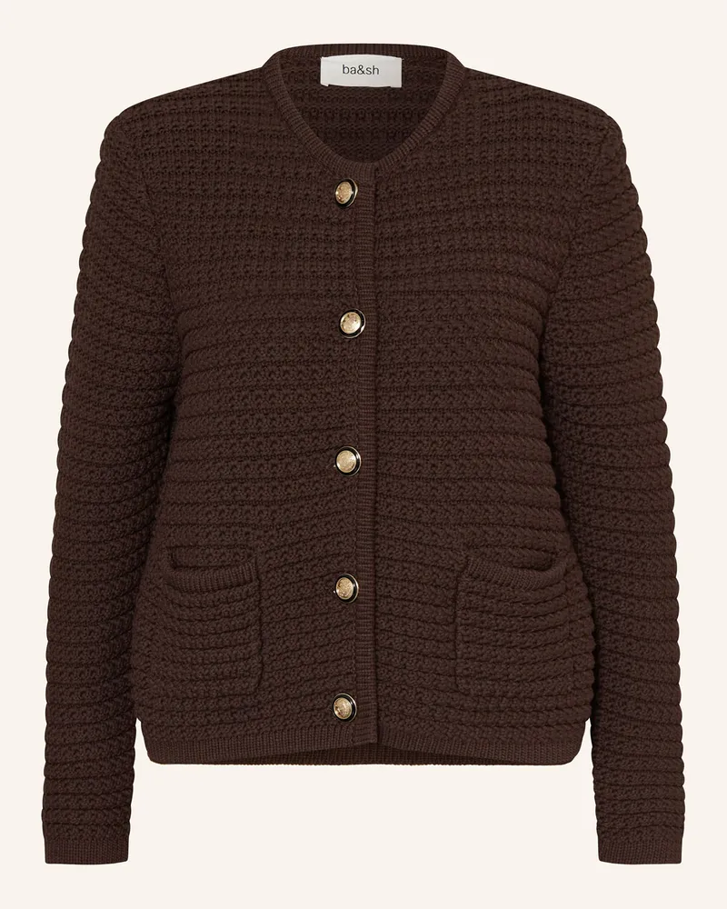 ba&sh Strickjacke GASPARD Dunkelbraun