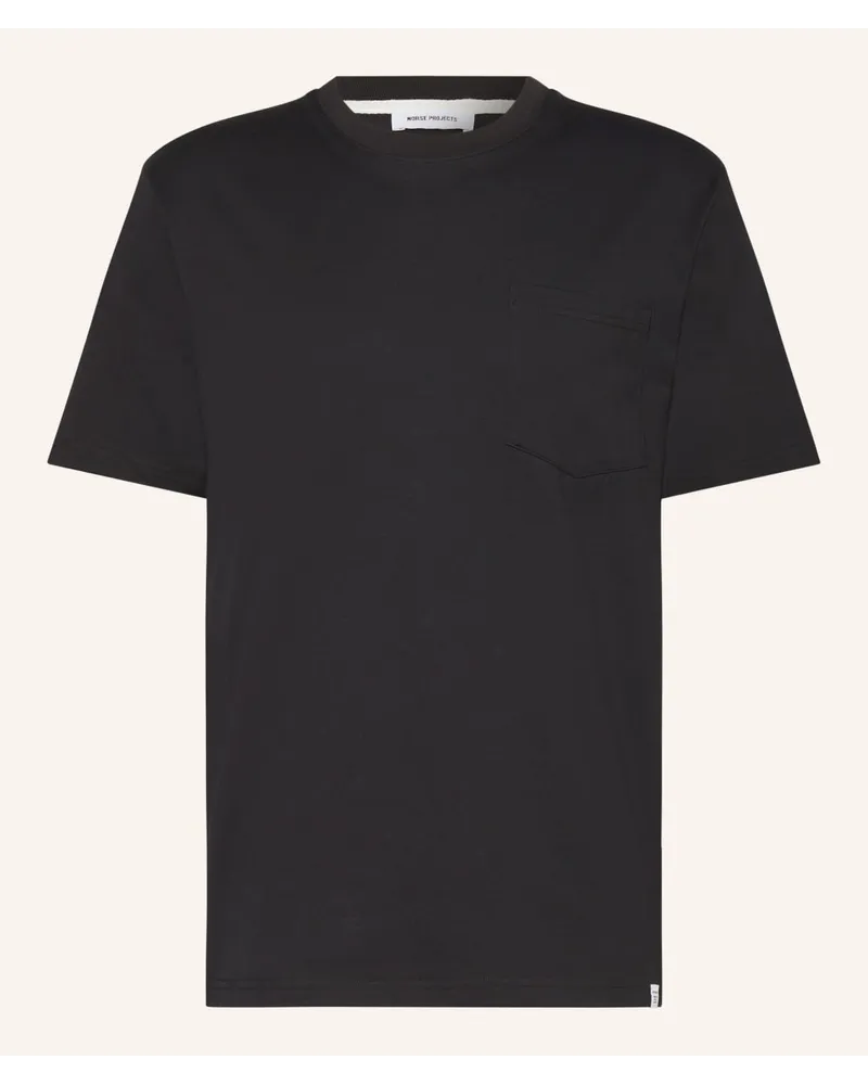 Norse Projects T-Shirt JOHANNES Schwarz