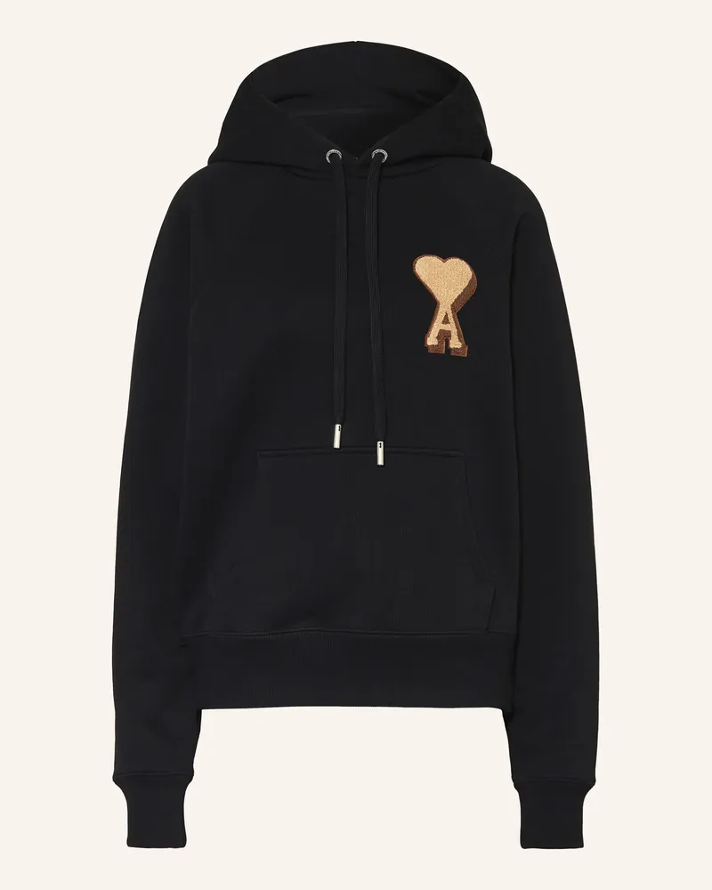 AMI Paris Hoodie Schwarz