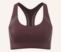 Sport-Bh Adidas By Stella Mccartney Mit Mesh braun