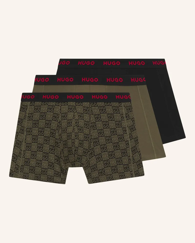 HUGO BOSS Boxer Briefs Boxerbr Trplt Design gruen Grün