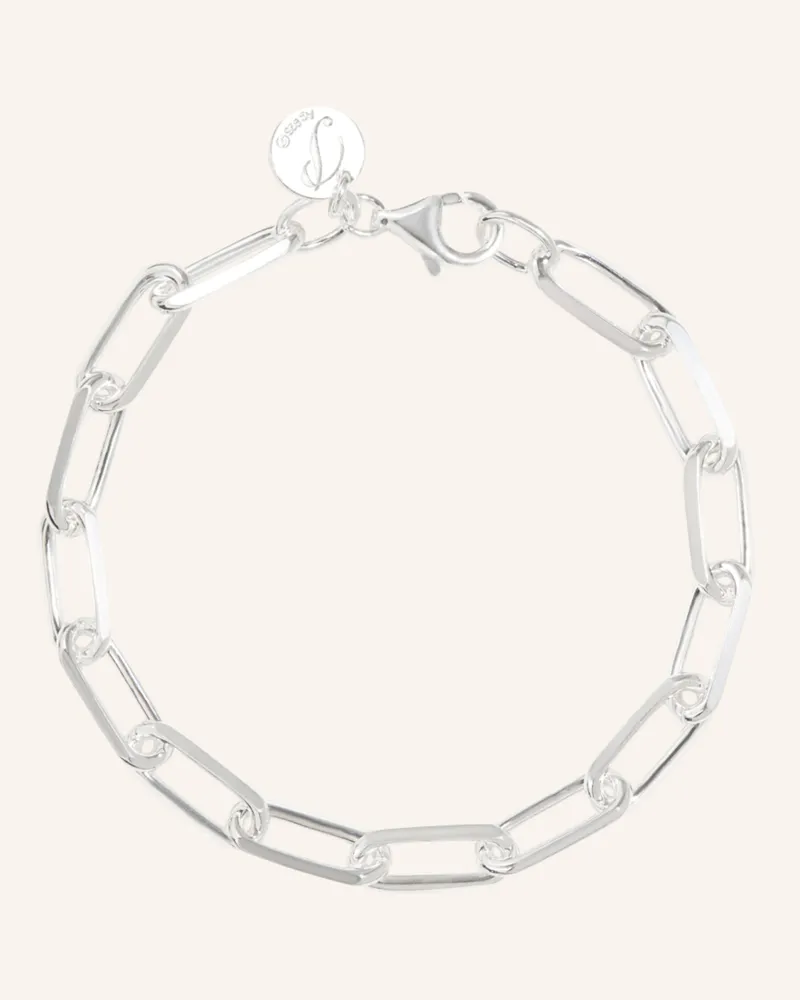 POMPIDOU Armband LORDE XL BICYCLE CHAIN by GLAMBOU Silber