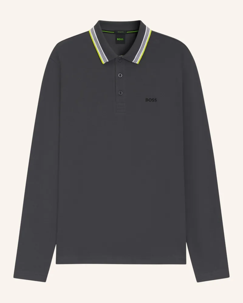 HUGO BOSS Poloshirt PLISY Regular Fit Dunkelgrau