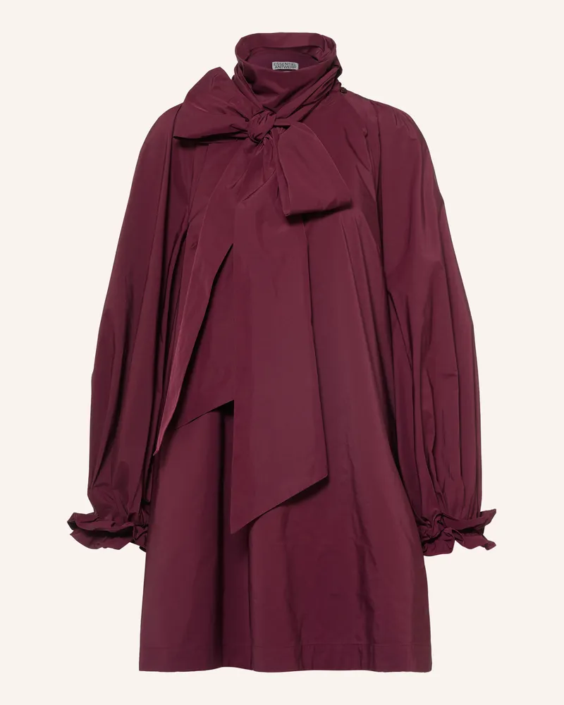 Essentiel Kleid Khai Mit Rüschen rot Dunkelrot
