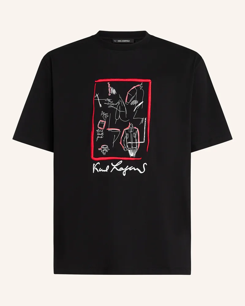 Karl Lagerfeld T-shirt Schwarz