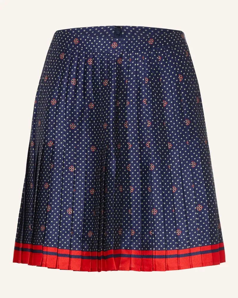 Claudie Pierlot Faltenrock blau Dunkelblau