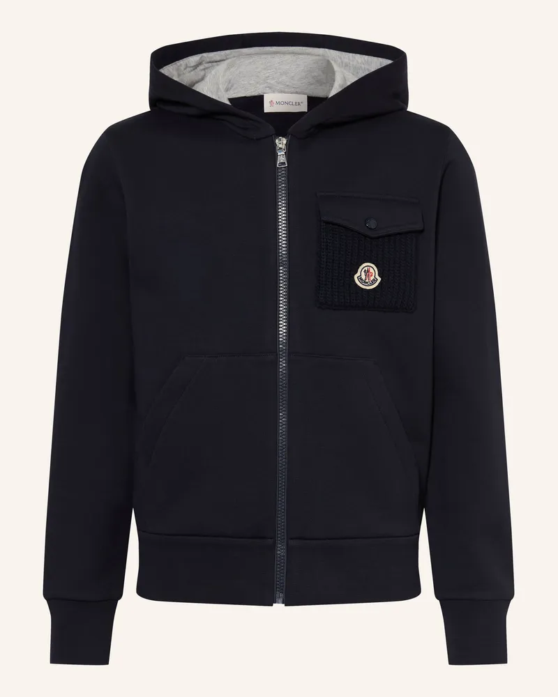 Moncler Sweatjacke blau Dunkelblau