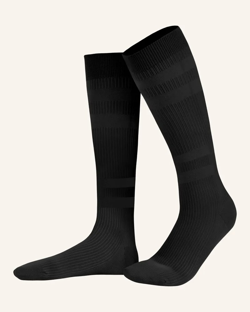 ITEM m6 SNEAKER COTTON CONSCIOUS RIBBED KNEE HIGH mit Kompression Schwarz