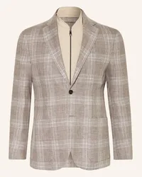 Corneliani Sakko Slim Fit mit abnehmbarer Blende Beige