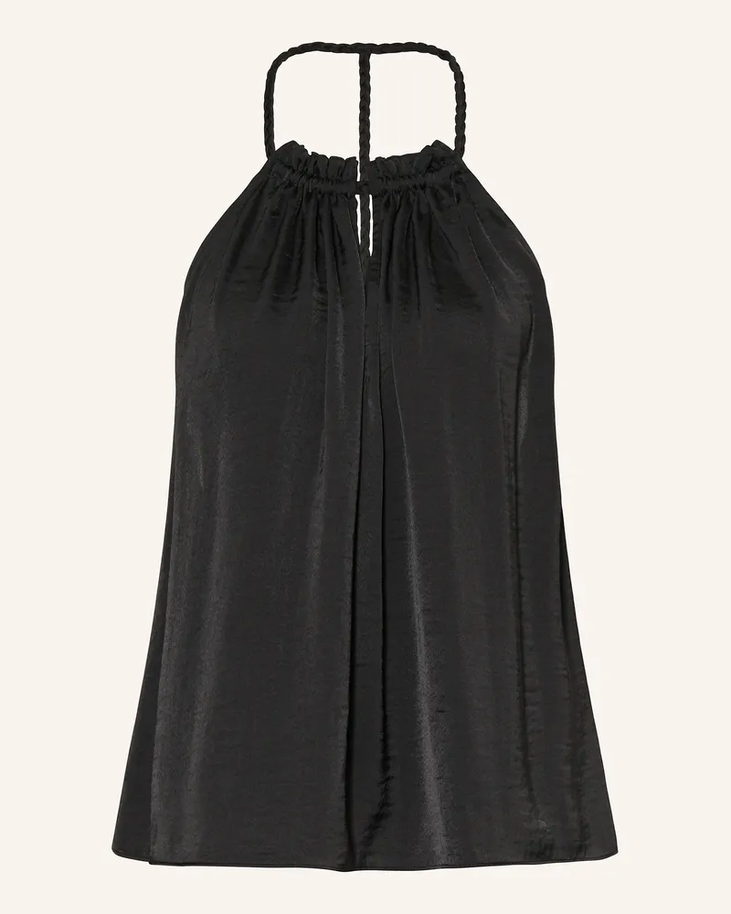 ba&sh Top SAVANAH mit Rüschen Schwarz