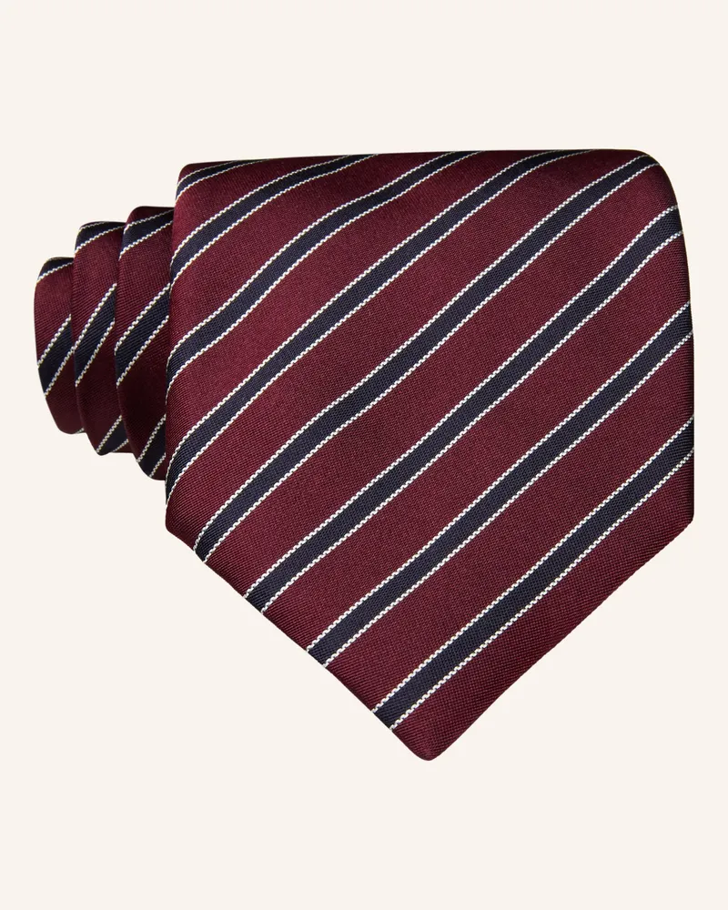 Ermenegildo Zegna Krawatte Dunkelrot