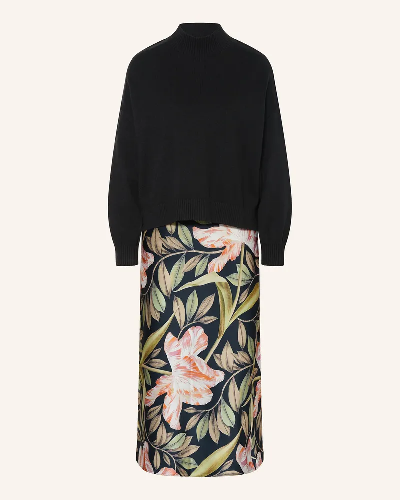 Ted Baker Set BERGNIA: Pullover und Satinkleid Schwarz