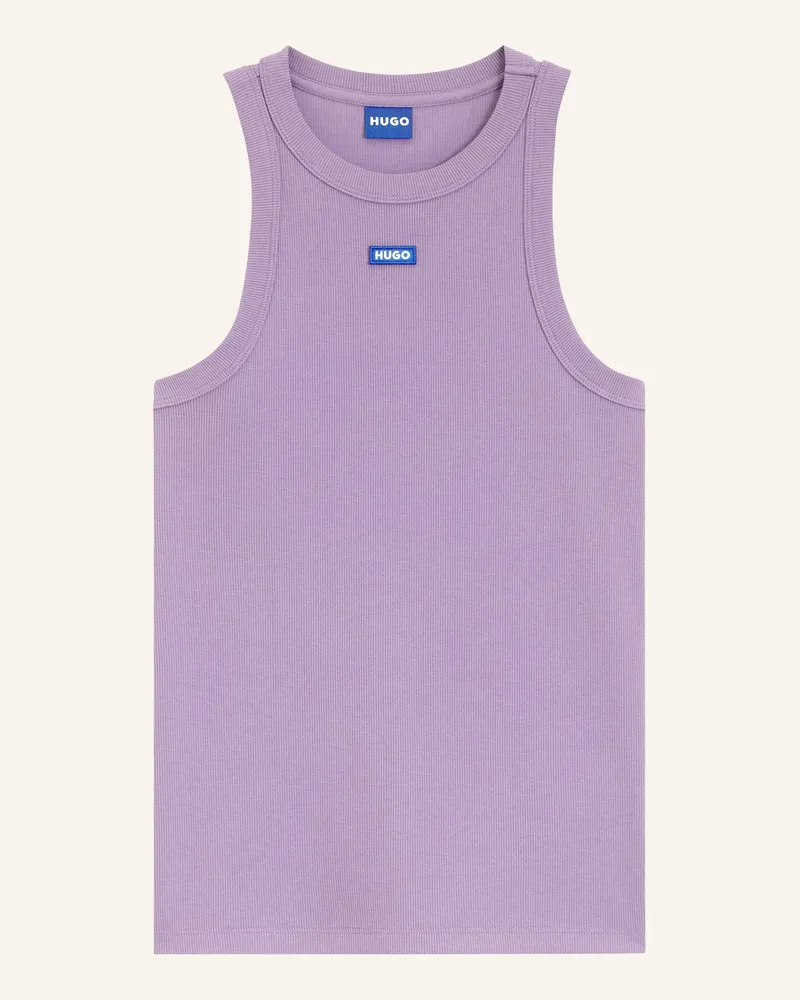 HUGO BOSS Top Easy Tank lila Helllila