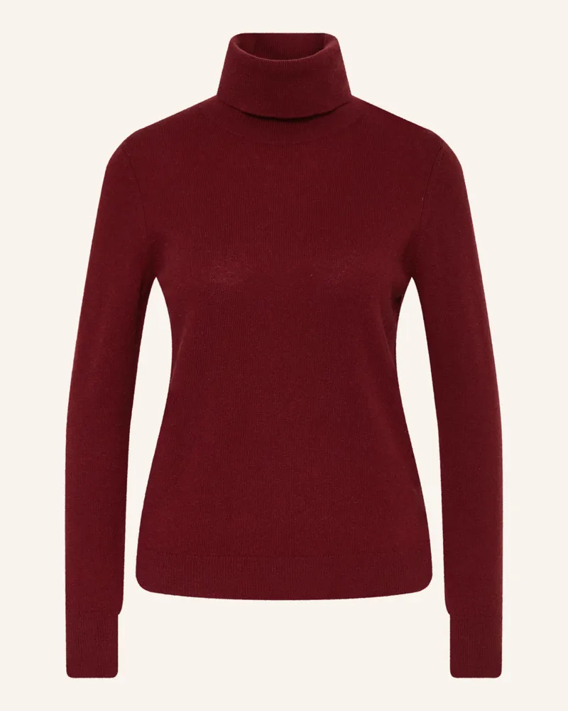 lilienfels Rollkragenpullover Aus Cashmere rot Dunkelrot