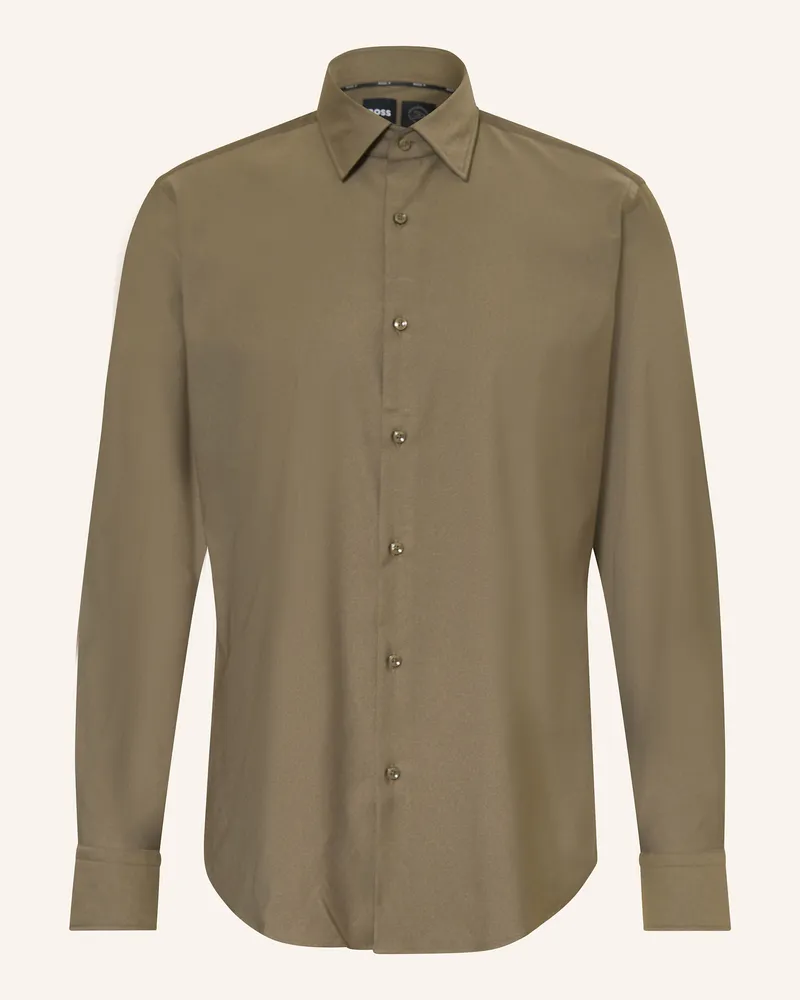 HUGO BOSS Hemd JOE Regular Fit Khaki