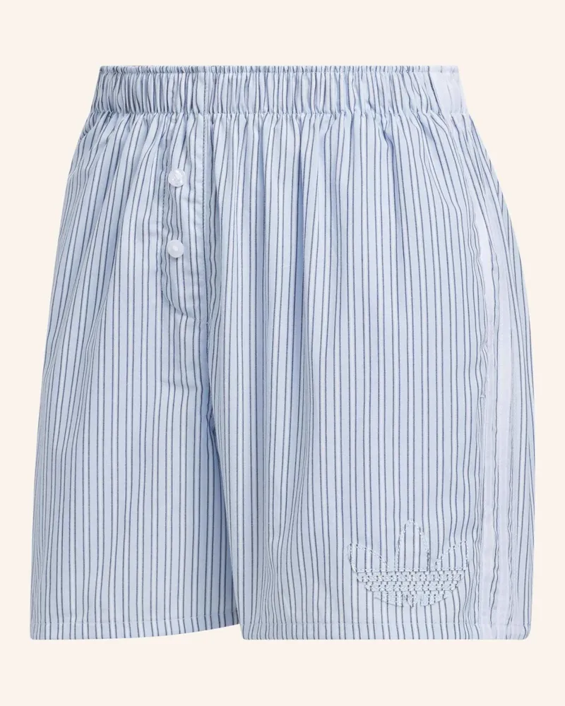 adidas Gestreifte Boxershorts blau Blau