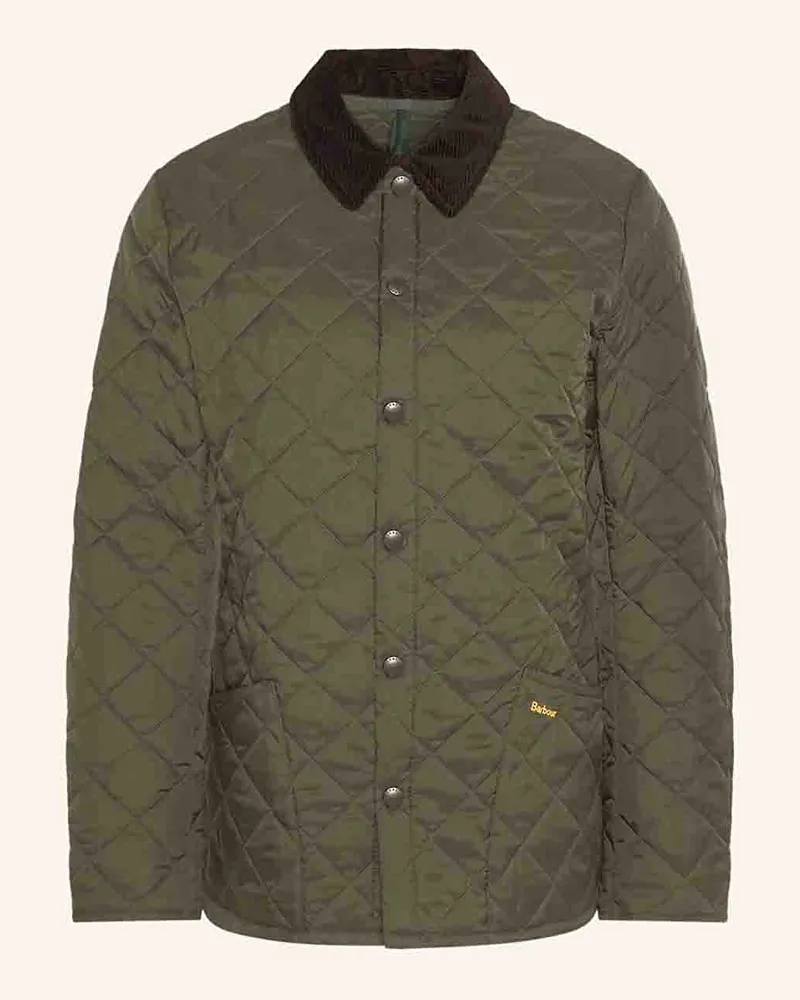 Barbour Steppjacke Heritage Liddesdale gruen Oliv