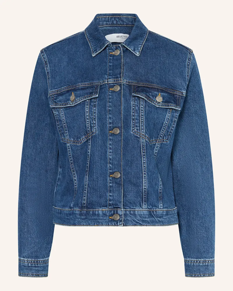 Selected Jeansjacke blau Medium