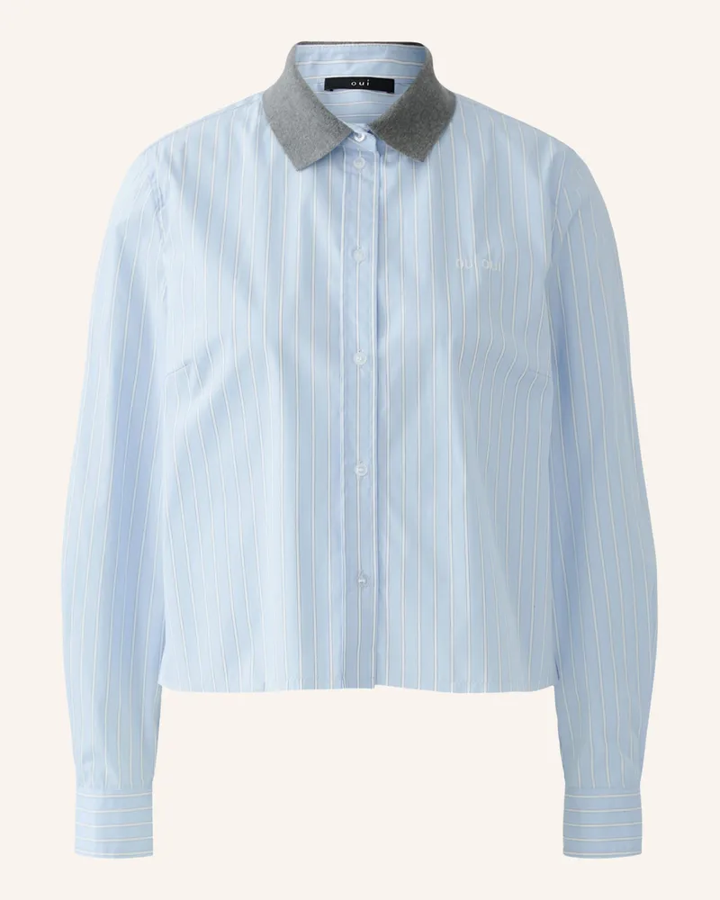 Oui  Bluse Blau
