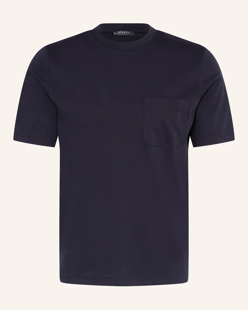 Maerz T-Shirt blau Dunkelblau