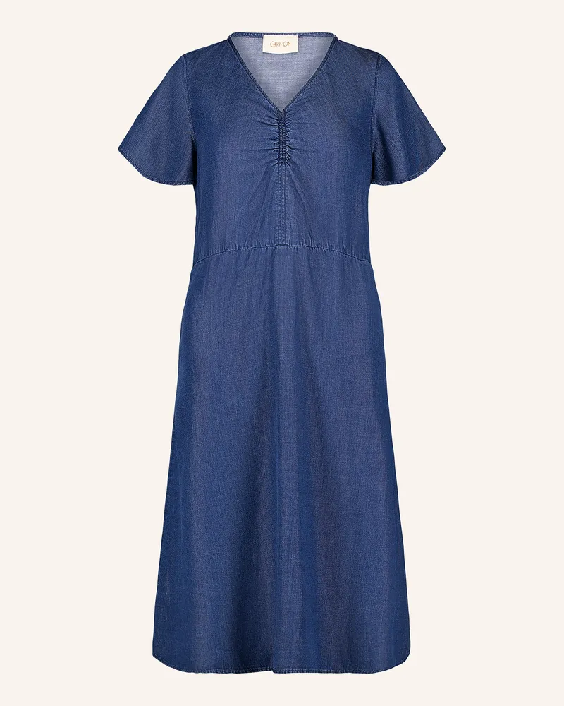 Cartoon Kleid In Jeansoptik blau Blau