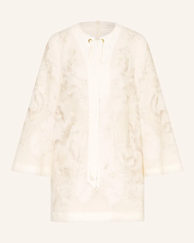 Zimmermann Leinenkleid Creme