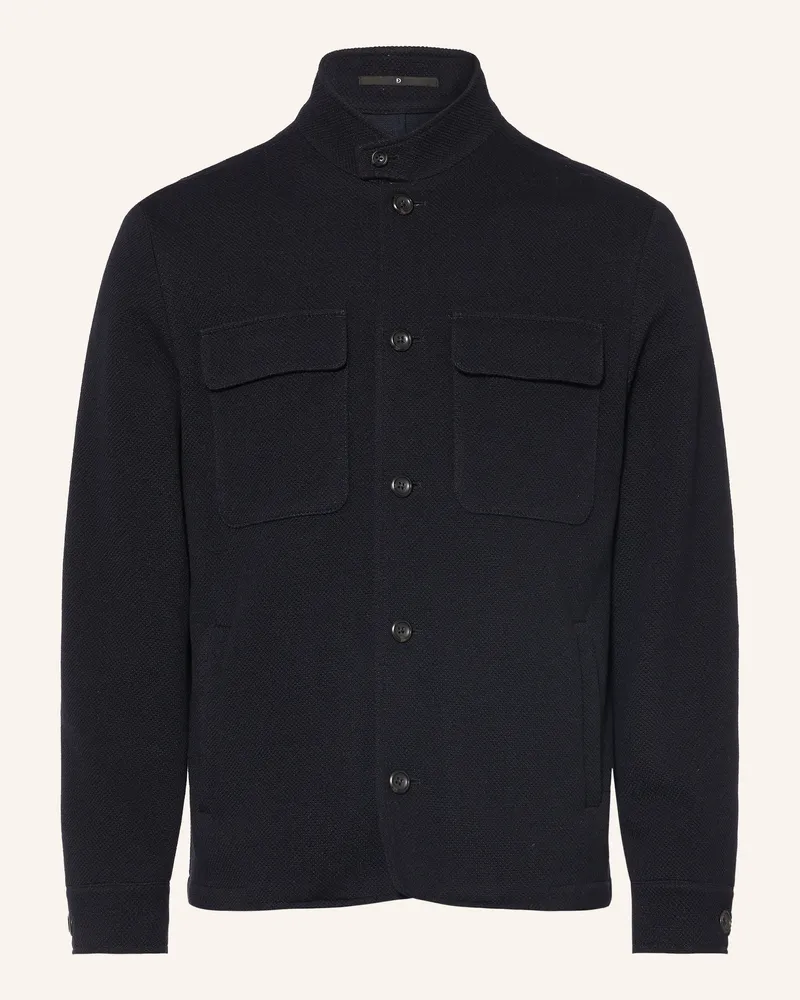 Dressler Overjacket blau Schwarz