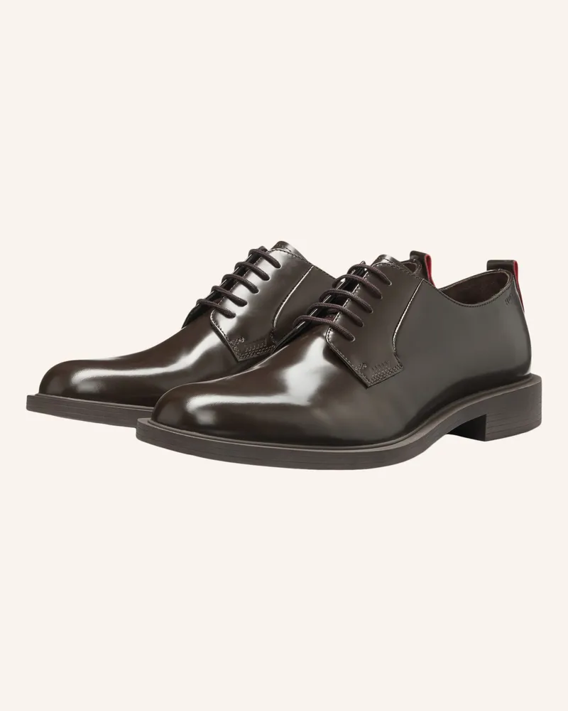 HUGO BOSS Business-Schnürschuh LYSANDER_DERB_BO Dunkelbraun