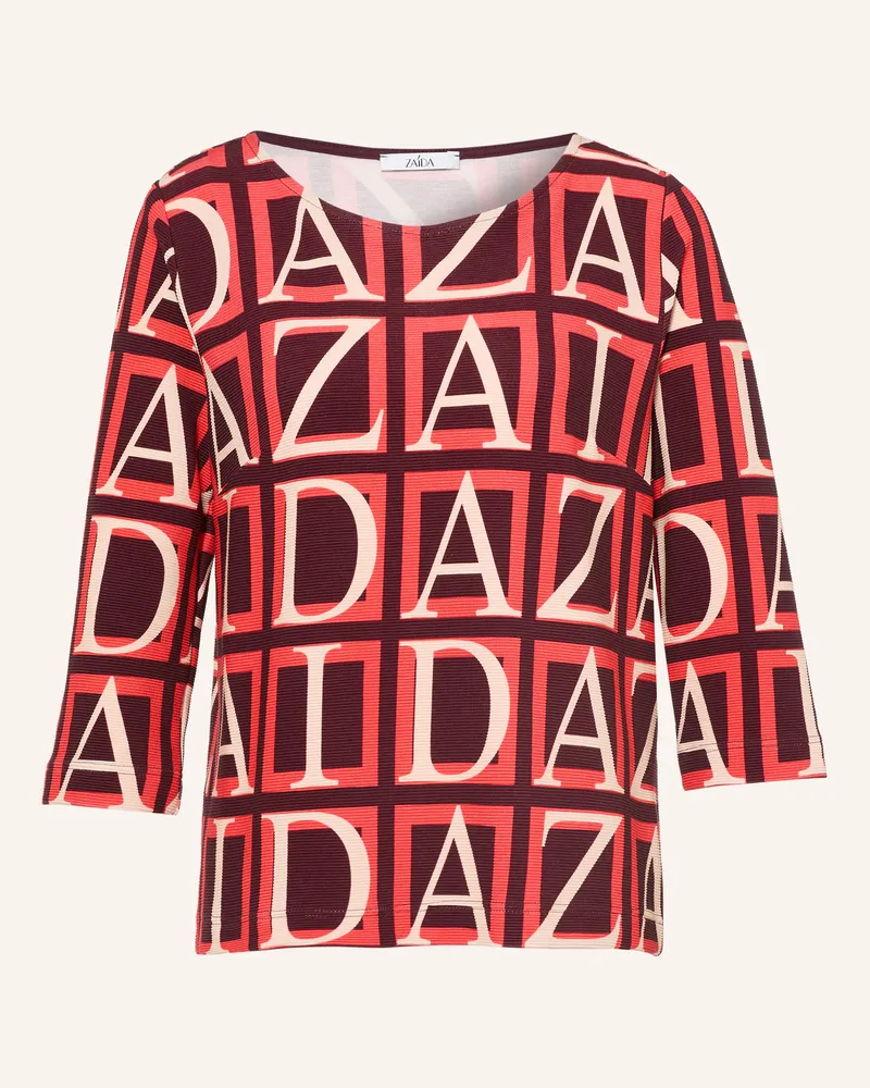 ZAíDA Shirt Mit 3/4-Arm rot Pink