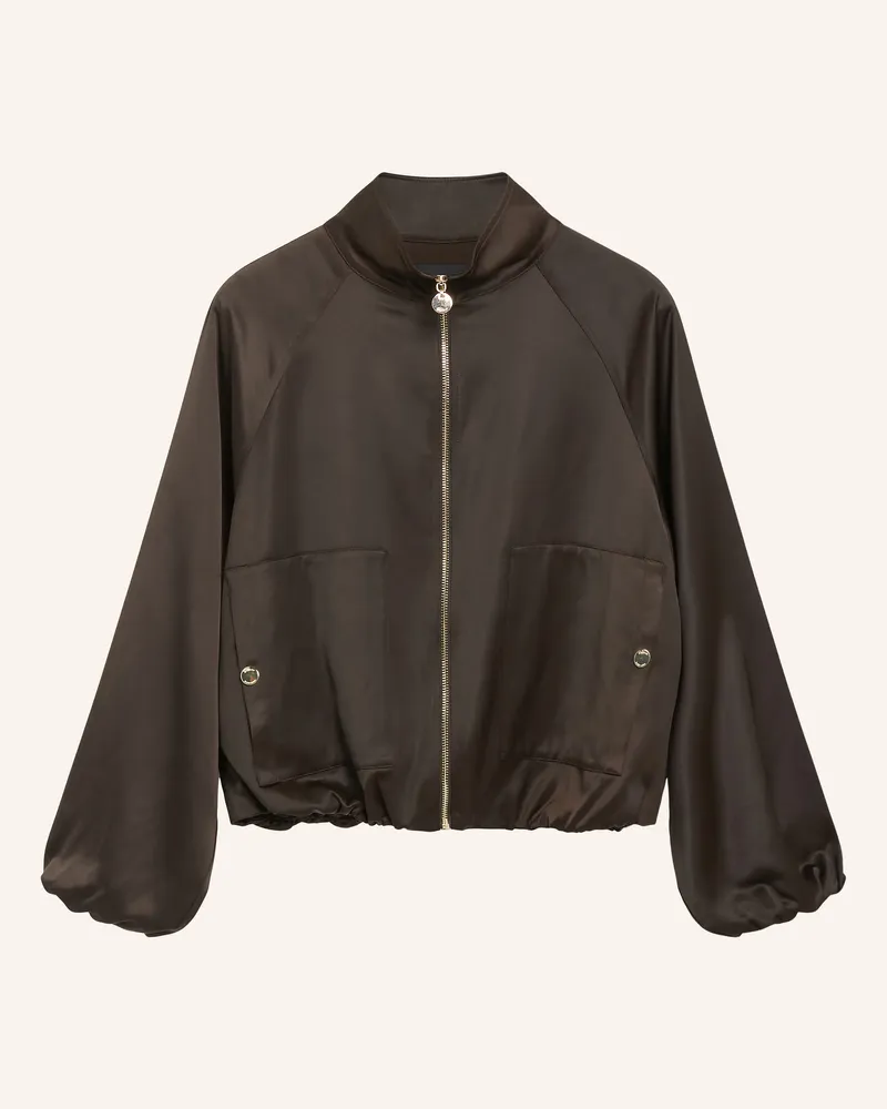 S.Oliver Satinblouson braun Dunkelbraun