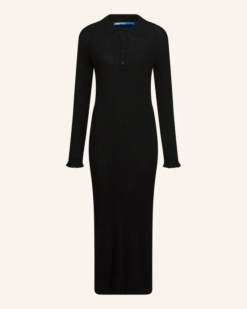 Karl Lagerfeld Kleid schwarz Schwarz