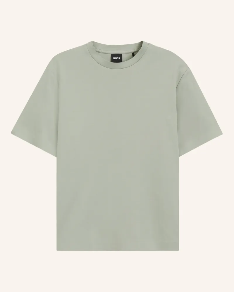 HUGO BOSS T-Shirt Eharpa Relaxed Fit gruen Grün