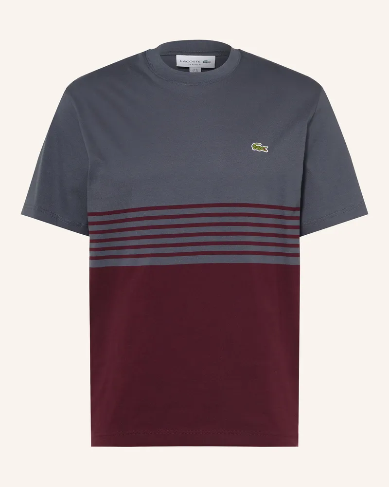 Lacoste T-Shirt rot Dunkelrot