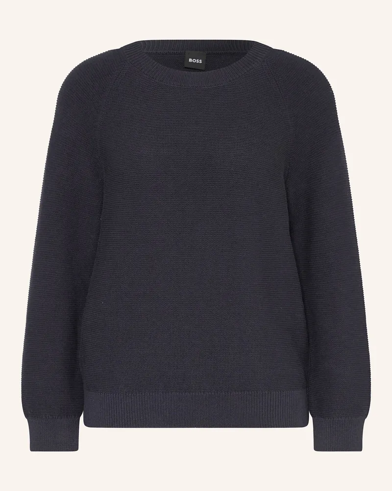 HUGO BOSS Pullover FOVILA Dunkelblau