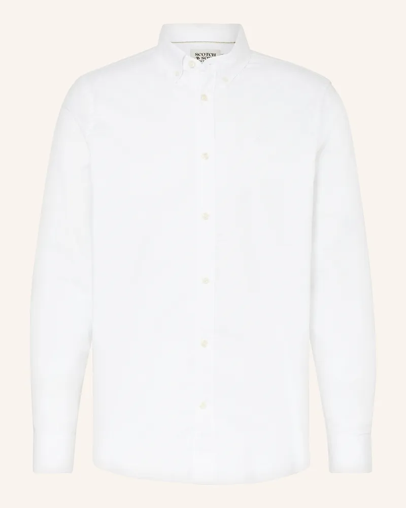 Scotch&Soda Oxfordhemd Core Regular Fit weiss Weiss