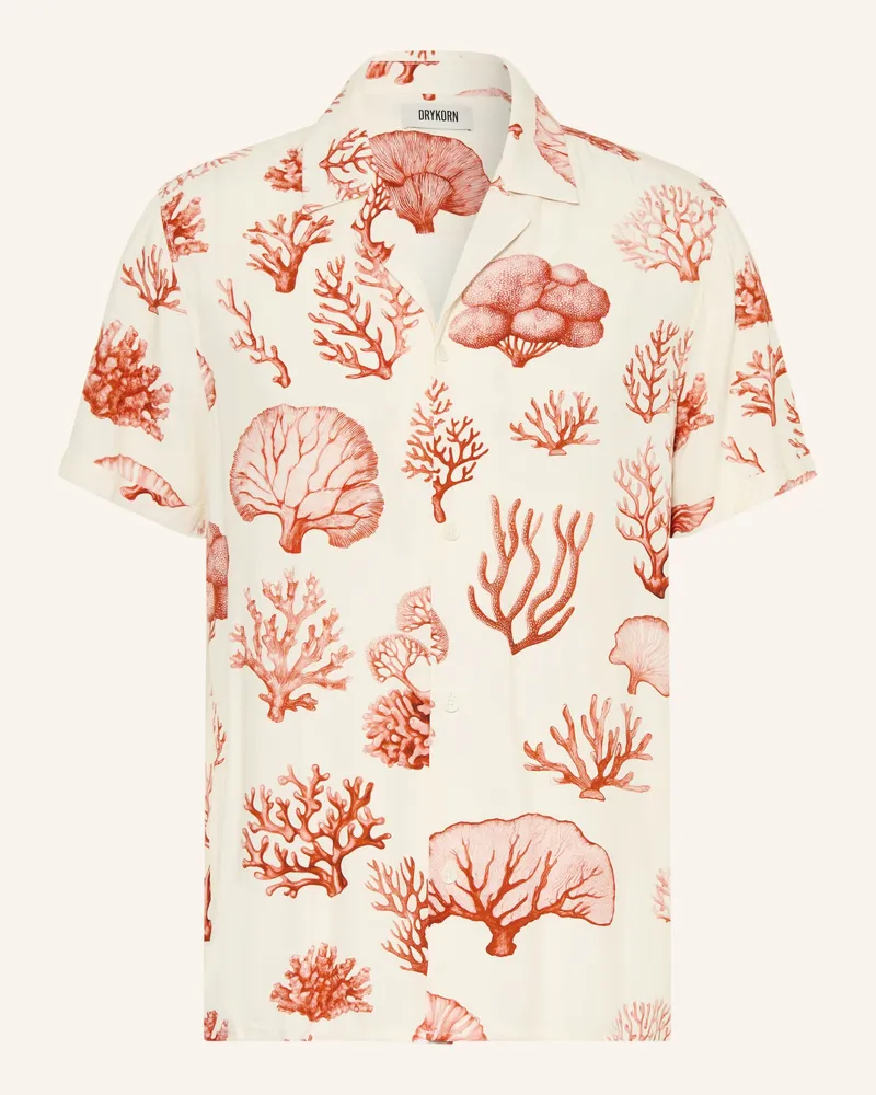 Drykorn Resorthemd Bijan Regular Fit beige Creme